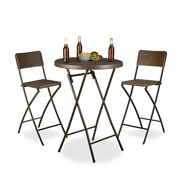 3-tlg. Stehtisch-Set "Bastian"