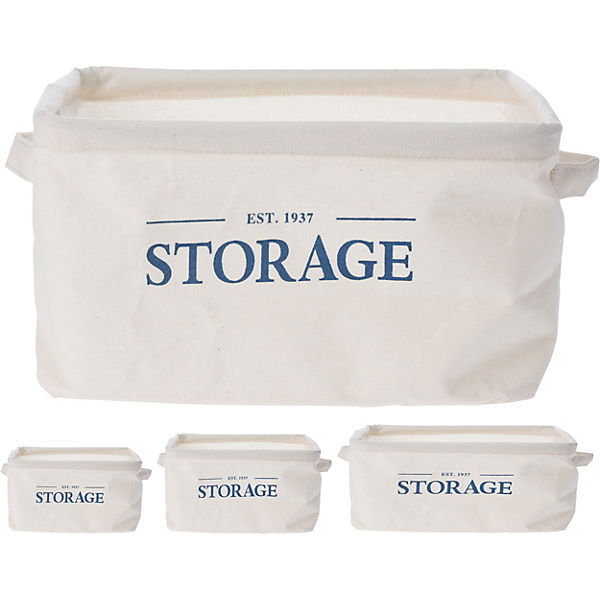 3-tlg. Set eckige Körbe
