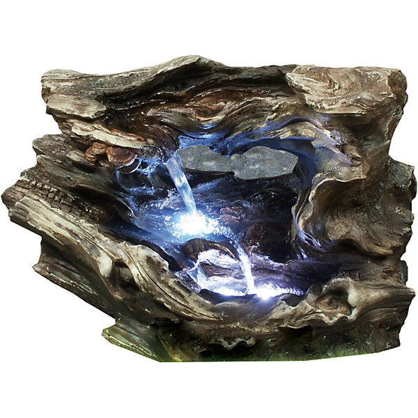 Kaskadenbrunnen "Bach" mit Beleuchtung H24 cm