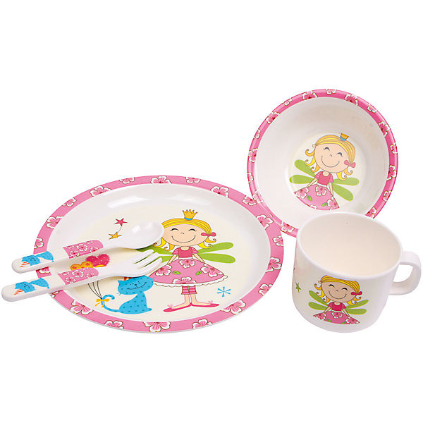 Kindergeschirr Prinzessin, 5-tlg.