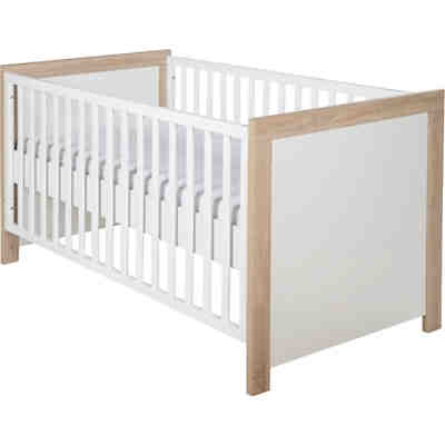 Komplett Kinderzimmer Leni 2, 3-tlg. (Kinderbett, Wickelkommode und Kleiderschrank 3-türig), weiß 2
