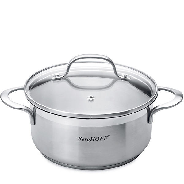 Edelstahl Topf "Bistro" mit Deckel Ø20 cm