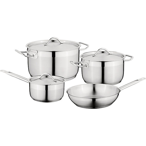 4-tlg. Edelstahl Topf Set