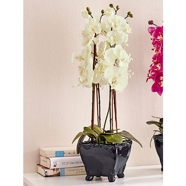 Künstliche Orchidee, getopft, Höhe 60 cm
