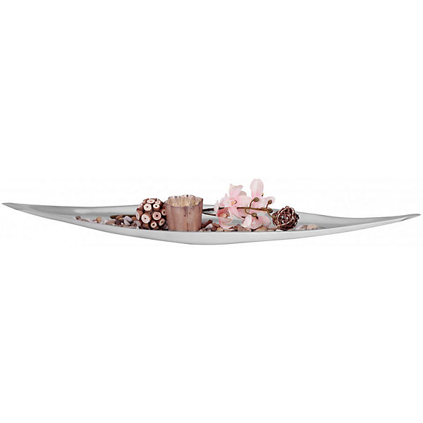 XXL Aluminium Dekoschale "Big Boat"78x15 cm