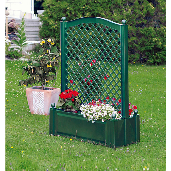 Pflanzkasten mit zentralem Rankgitter B100 cm