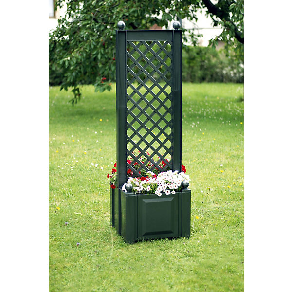 Pflanzkasten mit zentralem Rankgitter B43 cm