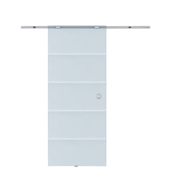 Glas-Schiebetür mit Streifen 205x90 cm