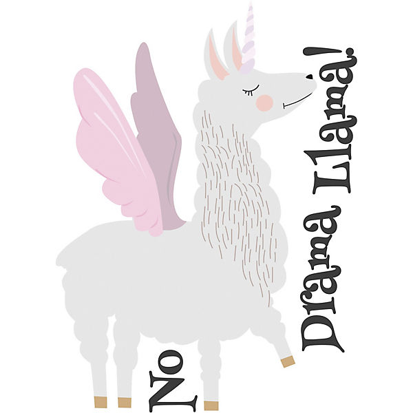 Wandtattoo "Drama Lama"