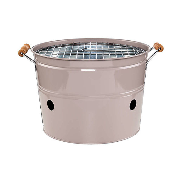 Grilleimer "BBQ" rund