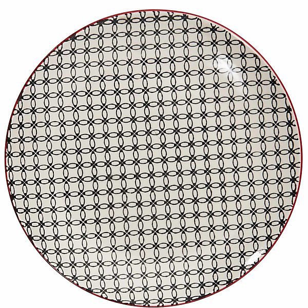 Porzellan Frühstücksteller "Retro" Ø20 cm