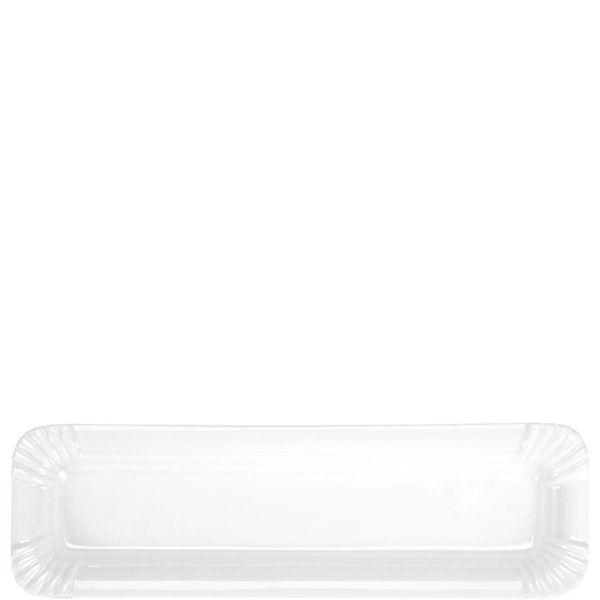 Porzellan Teller "Wurst Pappoptik Puro" 26x8 cm