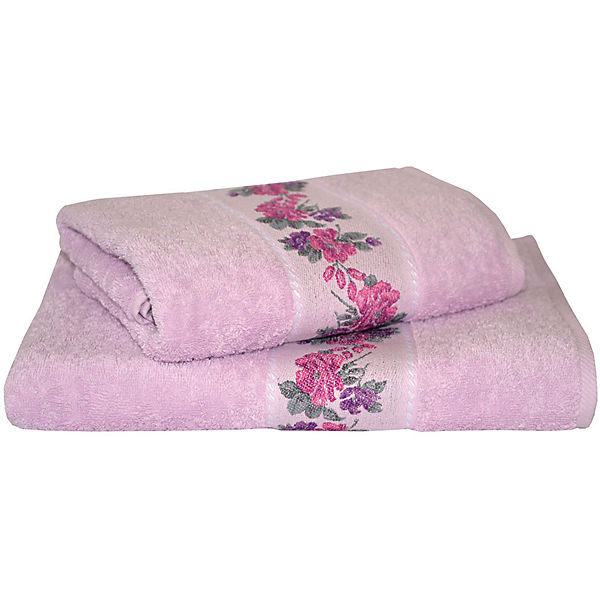 Frottier-Serie "Blumenranke"