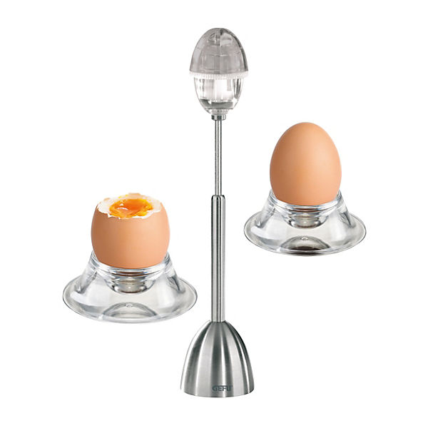 3-tlg. Eier Set mit Eierköpfer, Salzstreuer & Eierbecher
