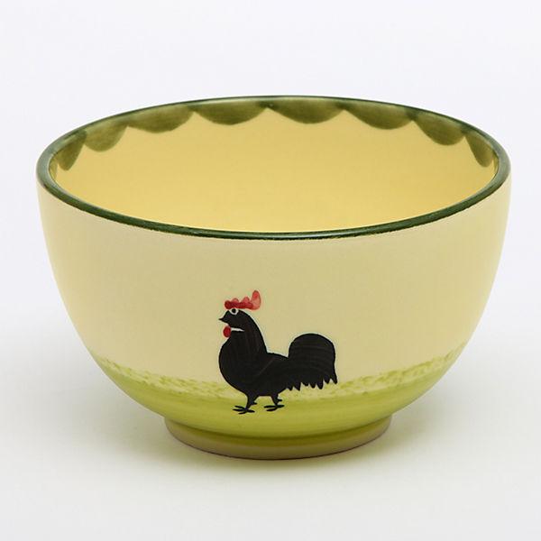 Schale "Hahn und Henne" Ø12 cm