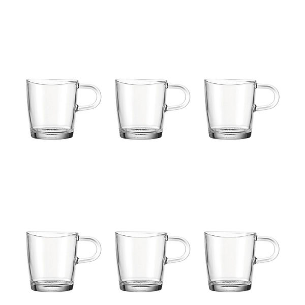 6er-Set Glas Tasse "Loop" 270ml