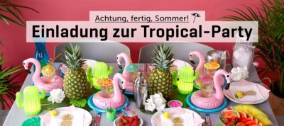 Achtung, fertig, Sommer! Tropical Tisch