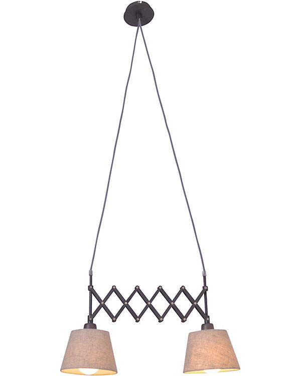 Näve „Scheren-Pendelleuchte „“Adrienne““ max. B35-57cm“ creme/schwarz | 04003222873113 Näve „Scheren-Pendelleuchte „“Adrienne““ max. B35-57cm“ creme/schwarz | 04003222873113