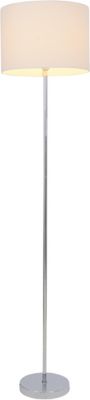 Näve „Stehleuchte „“New York““, Ø35cm  L160cm“ silber/weiß | 04003222832226