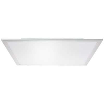 Flat LED Deckenaufbau-Paneel 60x60cm alu/weiß WiZ-App, silber