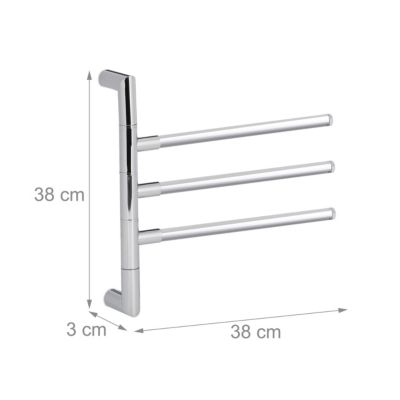 Handtuchhalter & -haken, farblos, relaxdays | yomonda