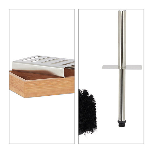 Bad Set Bambus 6-teilig, beige, relaxdays | yomonda