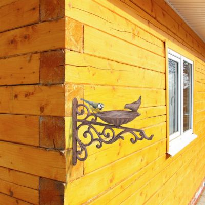 Vogeltränke Gusseisen, braun, relaxdays | yomonda