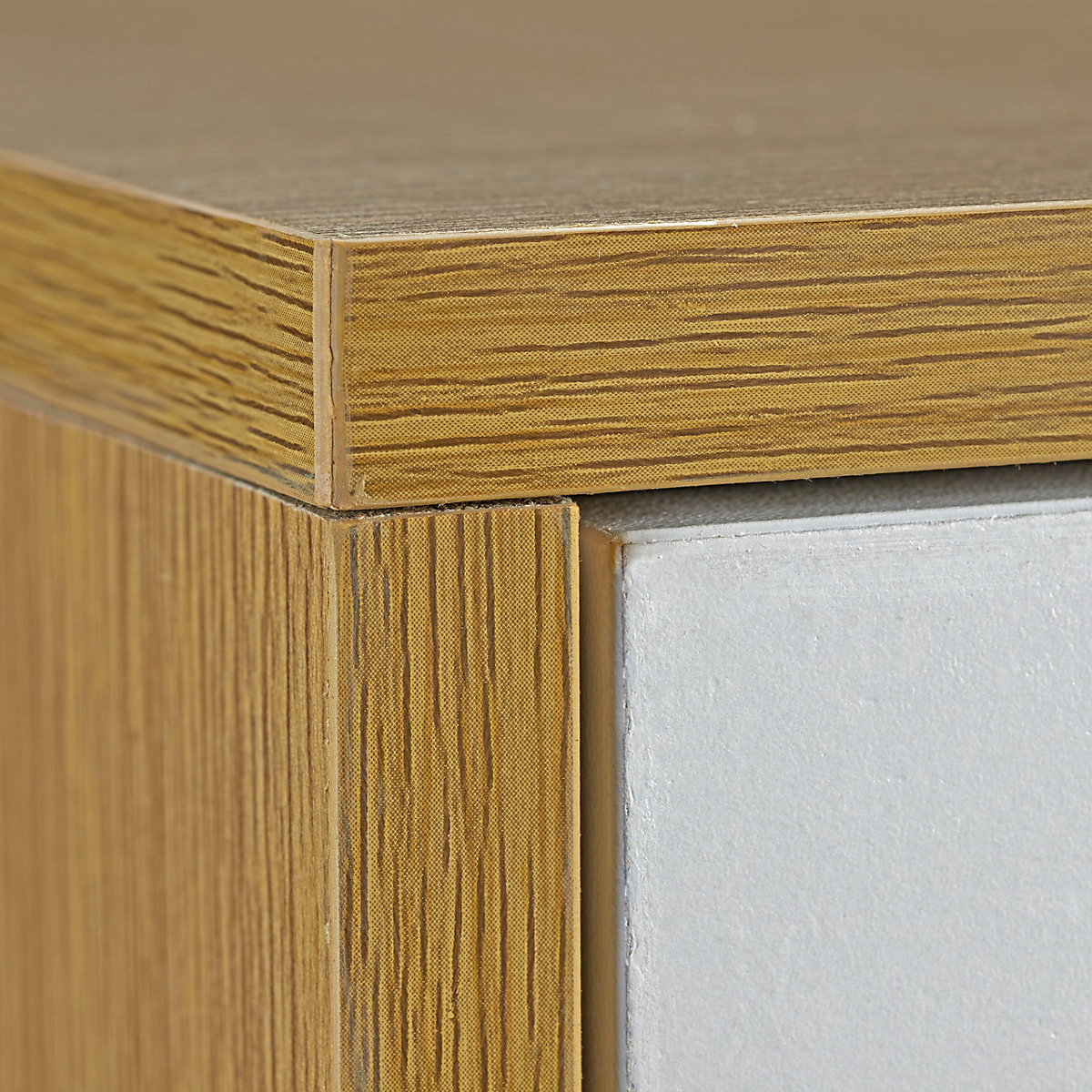 Designer Schreibtisch mit Schubladen, holzfarben, relaxdays | yomonda