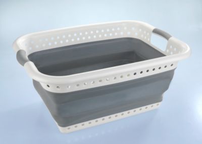 Wäschekorb faltbar, weiß, WENKO | yomonda