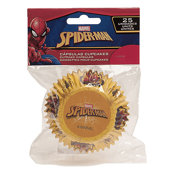 Muffinförmchen Spiderman, 25 Stück
