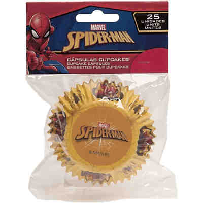 Muffinförmchen Spiderman, 25 Stück