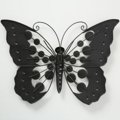 Wand-Objekt "Schmetterling" für Außenbereich L43 cm ...