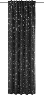 Dim Out Vorhang Jorvin Mit Schlaufe Glitzereffekt 245x135 Cm