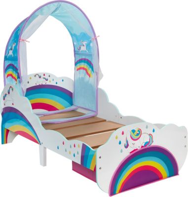 Kinderbett de Luxe Unicorn, mit Regenbogen inkl ...