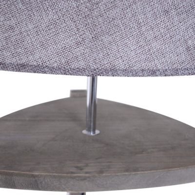 Stehlampe inkl. Regal, grau, HOMCOM | yomonda