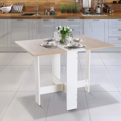 Klapptisch als Esstisch, braun, HOMCOM | yomonda