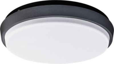 Näve „LED Außenwandleuchte „“Mio““, Ø 17,5 cm“ anthrazit/weiß | 04003222871348