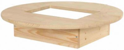 Bierkasten-Tischaufsatz, Ø69 x H15 cm, beige, Siena Garden | yomonda