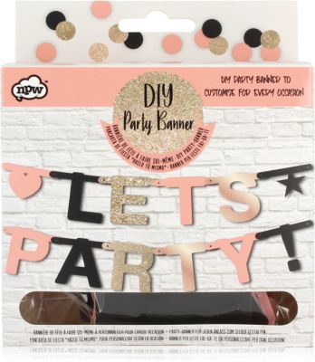 Party Banner Diy Fur Jeden Anlass Rosa Npw Yomonda