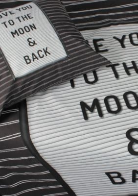 Bettwäsche "Liebe" 135x200 cm, grau, Nightlife | yomonda