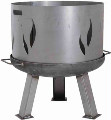 Feuerschale XXL, langlebiges Produkt, Stahl unbehandelt, anthrazit