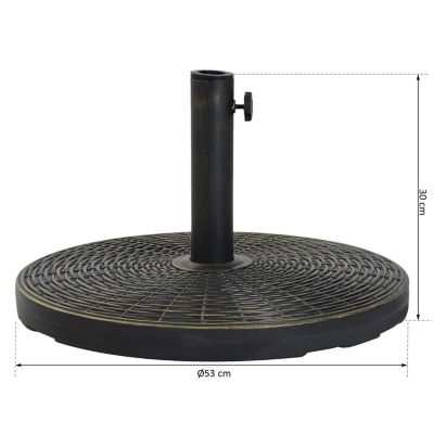 Sonnenschirmständer, bronze, Outsunny | yomonda