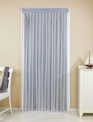 vorhang f�r t�r mit glaseinsatz