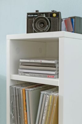 CD-Regal WL5.836 Holz 21x90x20 cm Bücherregal CD Aufbewahrung