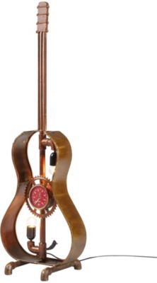 Metall Stehlampe, 2x E27 Fassung, H113 cm, bronze, WOHNLING | yomonda