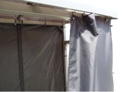 Grasekamp Kaminholzunterstand 130 x 60 x 203 cm mit Wetterschutz Set