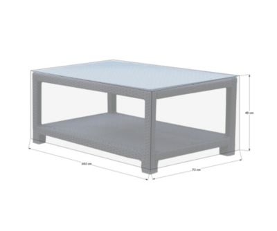 Grasekamp Terrassenset Sol 3 teilig - Tisch und 2x Sessel aus Aluminium