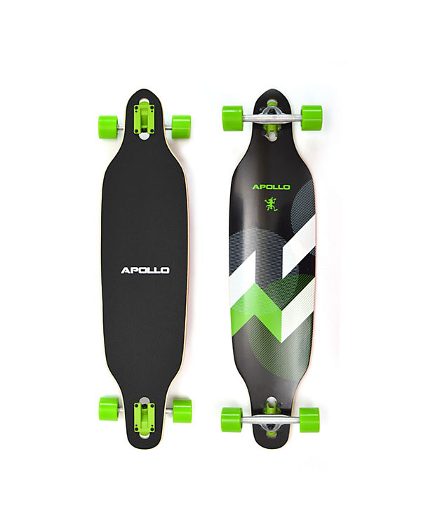 APOLLO Twin Tip DT Longboard Suva schwarz/grün | 04250518550160 APOLLO Twin Tip DT Longboard Suva schwarz/grün | 04250518550160