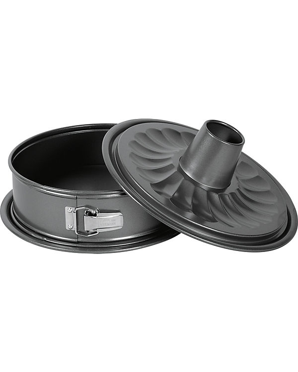 Birkmann „Springform „“Easy Baking““, mit Rohr- und Flachboden, 28 cm“ anthrazit | 04026883881051 Birkmann „Springform „“Easy Baking““, mit Rohr- und Flachboden, 28 cm“ anthrazit | 04026883881051