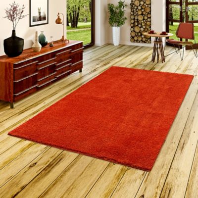 Hochflor Shaggy Teppich Palace Teppiche, orange, Snapstyle yomonda